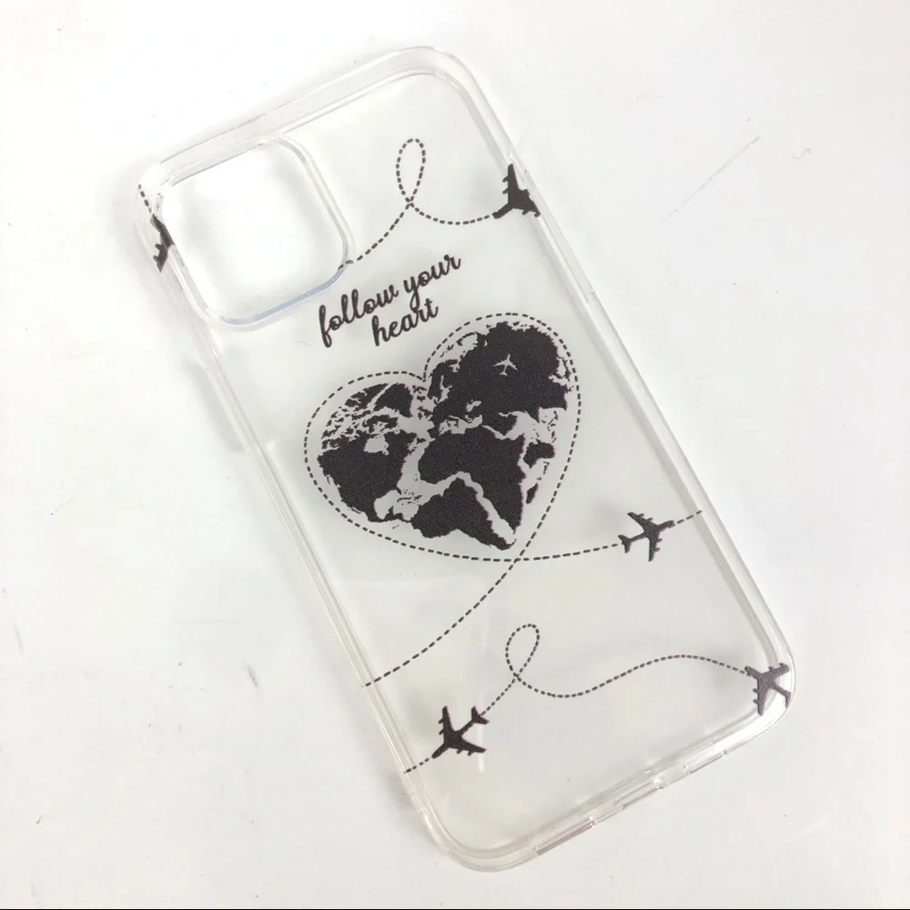 NWTFollow Your Heart Travel iPhone 12 pro max case - Picture 2 of 3